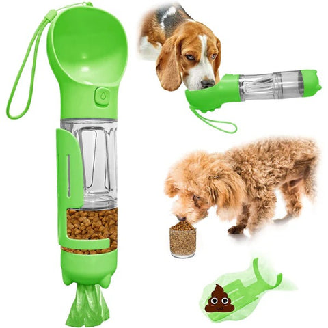 Botella Multifuncional Canina 3 en 1